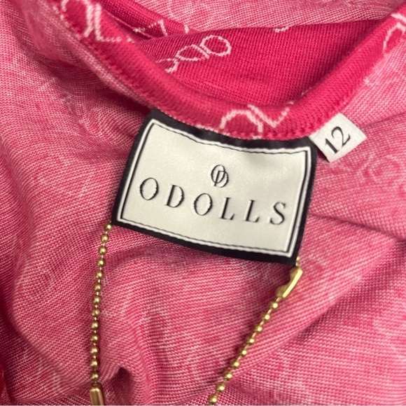 ASOS ODolls Collection Women’s UK 12 Pink Motif Detail Ruched Sweater Mini Dress - Picture 6 of 11